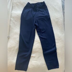 Leith front tie pants (navy)
